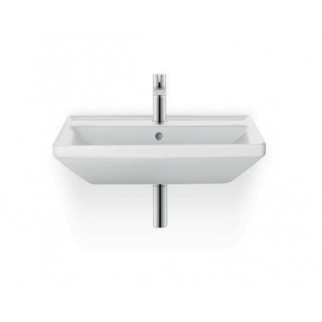 Duravit lavabo D-NEO m ÜL m HLB 1 trou robinetterie 550x440mm blanc