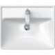 Duravit lavabo D-NEO m ÜL m HLB 1 trou robinetterie 550x440mm blanc