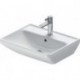 Duravit lavabo D-NEO m ÜL m HLB 1 trou robinetterie 550x440mm blanc