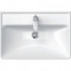 Duravit lavabo D-NEO m ÜL m HLB 1 trou robinetterie 650x440mm blanc