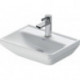 Duravit Handwaschbecken D-NEO 450x335mm o ÜL m HLB 1 Hahnloch weiß