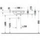 Duravit Handwaschbecken D-NEO 450x335mm o ÜL m HLB 1 Hahnloch weiß