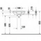 Duravit Handwaschbecken D-NEO 450x335mm o ÜL m HLB 1 Hahnloch weiß