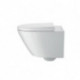 Duravit Wand-WC-Set D-NEO tief rim. mit WC-Sitz inkl. Durafix weiß