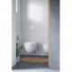 Ensemble WC suspendu Duravit D-NEO à fond creux sans rebord avec abattant WC blanc
