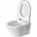 Duravit Wand-WC-Set D-NEO Compact Tiefspüler rimless mit WC-Sitz weiß