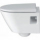 Duravit Wand-WC-Set D-NEO Compact Tiefspüler rimless mit WC-Sitz weiß