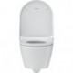 Duravit Wand-WC-Set D-NEO Compact Tiefspüler rimless mit WC-Sitz weiß