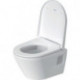 Duravit Wand-WC-Set D-NEO Compact Tiefspüler rimless mit WC-Sitz weiß