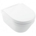 WC suspendu ARCHITECTURA profond. 370x530mm. V&B DirectFlush blanc