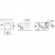 WC suspendu ARCHITECTURA profond. 370x530mm.V&B DirectFlush connaît C+