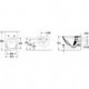 Combipack SUBWAY 3,0 m WWC profond TwistFlush et abattant WC blanc .V&B