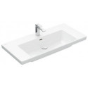 Lavabo à poser SUBWAY 3.0 1000x470mm V&B avec trop-plein avec trou pour robinet blanc C+