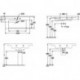 Lavabo à poser SUBWAY 3.0 1000x470mm V&B avec trop-plein avec trou pour robinet blanc C+