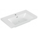 Vasque à poser SUBWAY 3.0 800x470mm V&B avec trop-plein avec trou pour robinet blanc