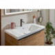 Vasque à poser SUBWAY 3.0 800x470mm V&B avec trop-plein avec trou pour robinet blanc