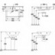 Vasque à poser V&B SUBWAY 3.0 650x470mm avec trop-plein avec trou pour robinet blanc