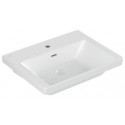 Vasque à poser V&B SUBWAY 3.0 600x470mm avec trop-plein avec trou pour robinet blanc