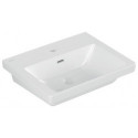 Lavabo V&B SUBWAY 3.0 550x440mm avec trop-plein avec trou pour robinet blanc