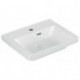 Lavabo V&B SUBWAY 3.0 500x400mm avec trop-plein avec trou pour robinet blanc