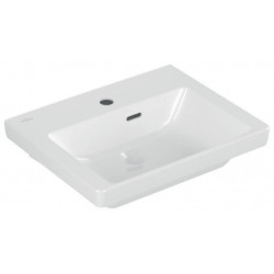 Lavabo V&B SUBWAY 3.0 500x400mm avec trop-plein avec trou pour robinet blanc C+