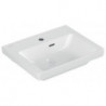 Lavabo V&B SUBWAY 3.0 500x400mm avec trop-plein avec trou pour robinet blanc C+