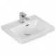 Lavabo V&B SUBWAY 3.0 500x400mm avec trop-plein avec trou pour robinet blanc C+