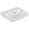 Lavabo V&B SUBWAY 3.0 450x370mm avec trop-plein avec trou pour robinet blanc