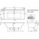 V&B Whirlpoolsystem COLLARO Hy Entry Technik Position 2 stone white
