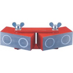 Bloc magnétique articulé réglable, Long. : 190 mm, Dimensions du bloc 90 x 40 x 40 mm, Force de maintien 250 N