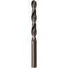 Foret hélicoïdal avec queue cylindrique courte, en acier à coupe rapide, type N, DIN 338, laminé, surface sans revêtement, Ø h8 : 4,80 mm