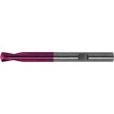 Foret à pointer CN en carbure monobloc, à queue cylindrique, 145°, surface à revêtement TiAIN, Ø h6 : 4 mm, Long. de goujure 12 mm, Long. totale 55 mm