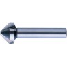 Fraise conique 90°, à chanfreiner et ébavurer, en acier à coupe rapide, DIN 335-C, sans revêtement, Ø nominal : 15,0 mm, Plus petit Ø 3,2 mm