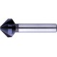 Fraise conique 90°, à chanfreiner et ébavurer, en acier à coupe rapide, DIN 335-C, revêtement TiAIN, Ø nominal : 25,0 mm, Plus petit Ø 3,8 mm