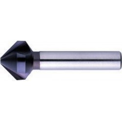 Fraise conique 90°, à chanfreiner et ébavurer, en acier à coupe rapide, DIN 335-C, revêtement TiAIN, Ø nominal : 25,0 mm, Plus petit Ø 3,8 mm