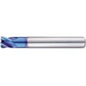 Fraise torique extra longue, type N, en carbure monobloc, K05/K10, revêtement TiAIN-S, Ø d1 : 4 mm, Long. totale l1 45 mm, Long. coupe l2 5,0 mm