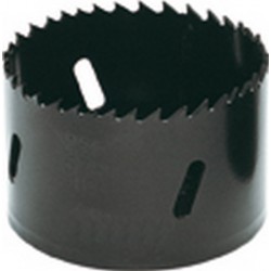 Scie cloche en acier rapide bimétal, Ø : 102 mm, Vitesse de rotation tr/mn Acier à outils/INOX 40, Vitesse de rotation tr/mn Acier de construction 85