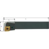 Porte-outil ISO 95° PCLNR/L, Désignation : PCLNL 2525 M12, Queue vierkant 25 x 25 mm, Dimensions l 150 mm, Dimensions l1 : 33 mm