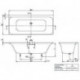V&B Whirlpoolsystem LOOP & FRIENDS Hydropool Entry Technik Position 1 weiß