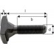 Vis rhombus pour rainures en T, Larg. : de rainure : 22 mm, Ø de filetage x Long. d x l M20 x 125 mm, Larg. : a 21,7 mm, Long. filetage b : 85 mm