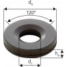 Rondelle à rotule concave forme G, Pour vis : M12, Ø d'alésage d1 14,2 mm, Ø extérieur d5 35 mm, Hauteur h4 : 5 mm, Rayon (r) : 17 mm