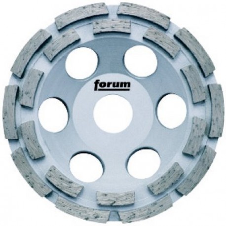 Meule boisseau diamantée, Ø x alésage : 125 x 22,23 mm, Encombrement en hauteur 21 mm