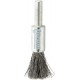 Brosse-pinceau, fil d'acier trempé, ondulé, Ø de la brosse : 30 mm, Long. de la garniture 25 mm, Epaisseur du fil 0,30 mm, Vitesse maxi. : 15000 tr/mn