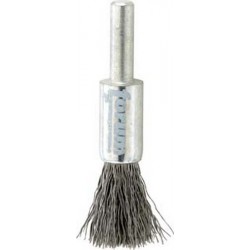 Brosse-pinceau, fil d'acier trempé, ondulé, Ø de la brosse : 30 mm, Long. de la garniture 25 mm, Epaisseur du fil 0,30 mm, Vitesse maxi. : 15000 tr/mn