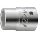 Douille 3/4'', 6 pans, Cote s/plats : 38* mm, Long. 65 mm