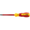 Tournevis cruciforme PZ VDE, avec lame ronde, Dimensions : PZ 2, Long. de la lame 100 mm, Long. totale 205 mm, Ø de la lame : 7,8 mm