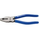 Pince universelle, tête polie, poignées à gaine en plastique, acier au chrome vanadium, Long. : 180 mm, Capacité de coupe du Ø du fil dur 2,2 mm