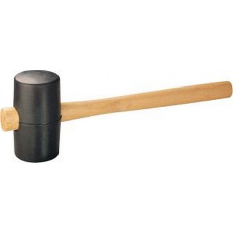 Maillet en caoutchouc, Taille : 1, Ø de la tête 54 mm
