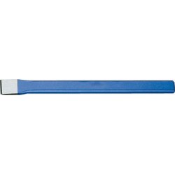 Burin plat pour le travail de la pierre, tige ovale plate, DIN 7254 A, Long. : 500 mm, Larg. : de la lame 32 mm, Epaisseur de tige 26 x 13 mm