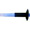 Burin à fendre et burin de carrossier, avec protection pour les mains, Long. : 240 mm, Larg. : de la lame 26 mm, Epaisseur de tige 26 x 7 mm